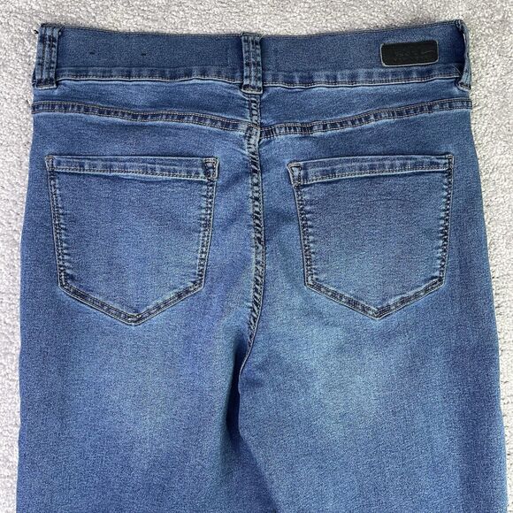 Nicole Miller SoHo Jeans Women’s 10 Blue Bootcut High Rise Medium Wash Stretch - Picture 4 of 13